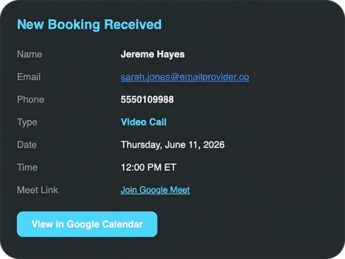 MyCRM scheduler view